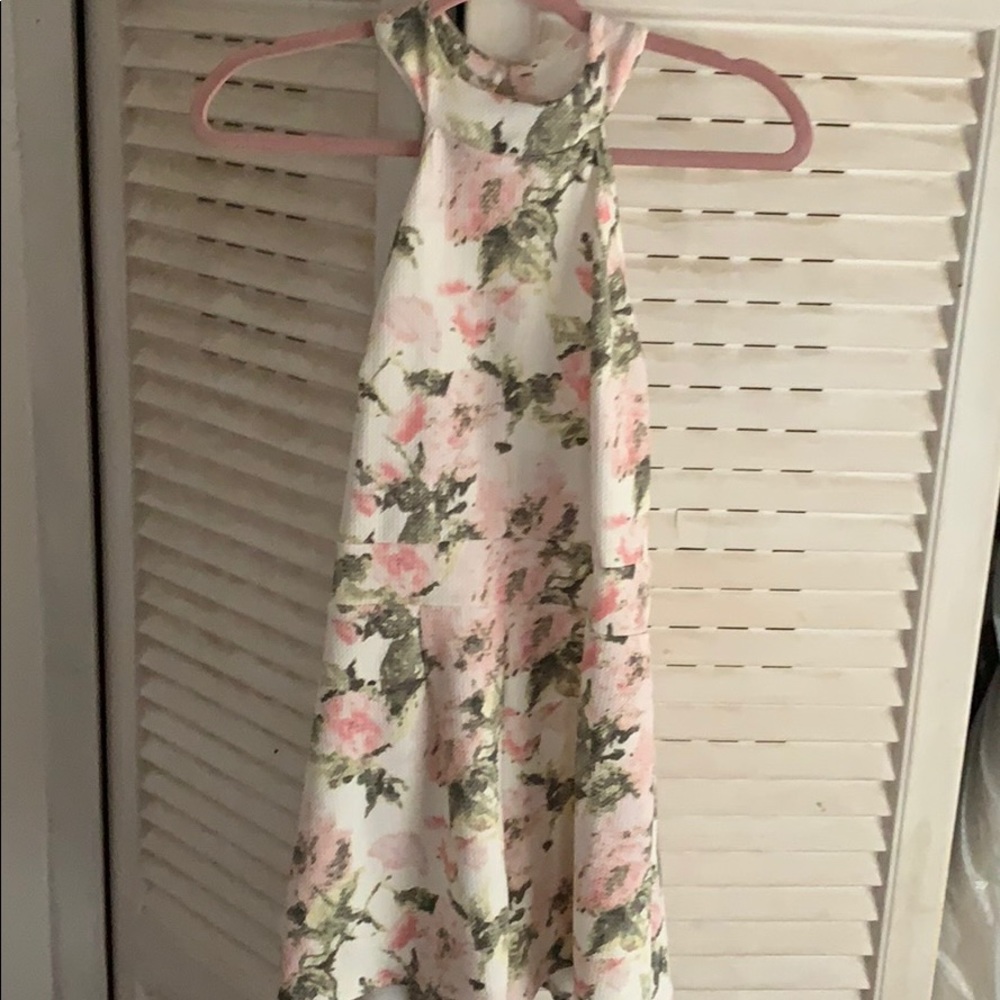 Floral print romper